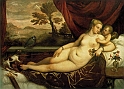 TIZIANO VECELLIO (1485-1576) - Venere e cupido con Patridge